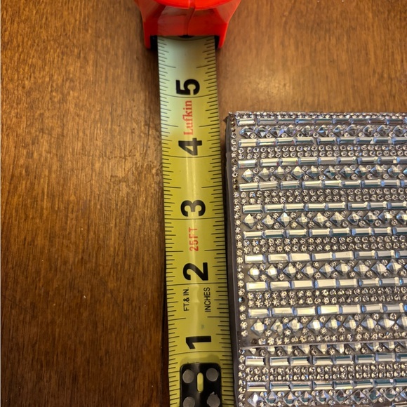 Aldo Metallic Silver Clutch - Picture 8 of 8